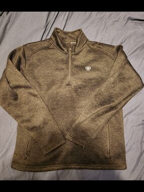 Ariat Men's Black Half-Zip Performance Sweater